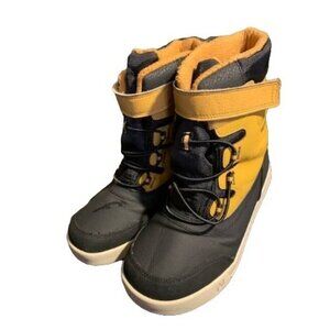 Merrell Unisex-Child Snow Bank Jr Waterproof Boot Yellow / Black Size 5M